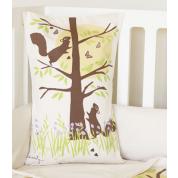 Woodland Squirrel Percale Pillow