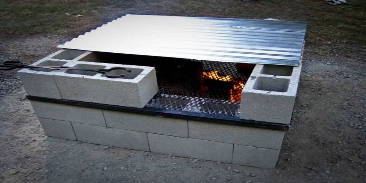 Ultimate Guide To Building A Cinder Block Fire Pit Pros Cons And   Dual Purpose Cinder Block Fire Pit 